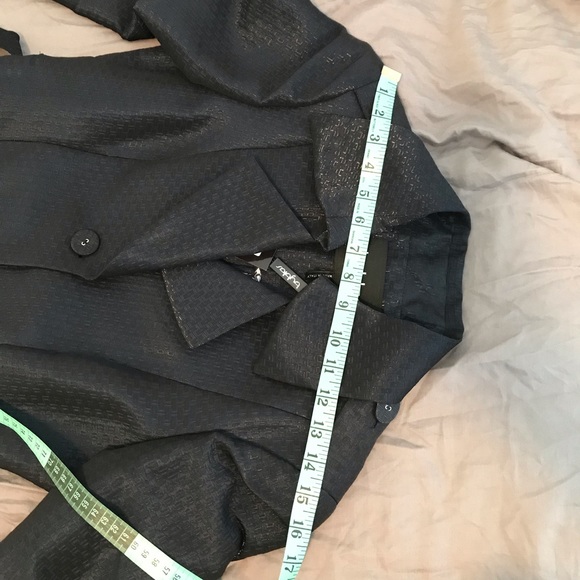 Byblos| Navy Women’s Trench Coat ~ size 8 - Picture 6 of 15